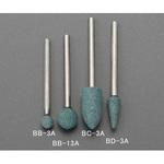 EA819BB-13A Φ10mm/3mm軸 軸付砥石(丸/緑) エスコ