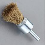 10mm/6mm軸 軸付ブラシ(エンド型/スチール製) エスコ