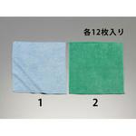 EA929DY-1 305x305mm マイクロファイバークロス(ブルー/12枚) エスコ
