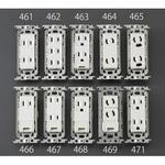 EA940CD-463 125V/15A 埋込コンセント (2口/接地付) エスコ