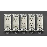 EA940CE-123 125V/15A 埋込コンセント(2口/アース付) エスコ