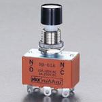 EA940DA-111 125V/10A 押ボタンスイッチ(2極双投/小型) エスコ