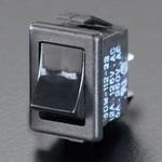 EA940DH-8 125V/12A ロッカースイッチ(黒) エスコ