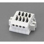 EA940DM-62 2極[AC/DC300V/10A] スクリューレス端子台 エスコ