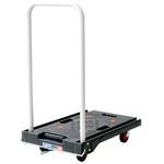 折りたたみ台車 ブレーキ付き 軽量 静音キャスター (積載荷重100kg) YAMAZEN(山善)