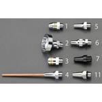 EA123AF-6 2.0mm穴/G 1/8" ノズル(流量調整付) エスコ
