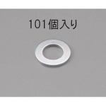 EA949LX-308 M 8 [小形]平ワッシャー(三価クロメート/101枚) エスコ