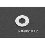 EA949LX-404 M 4  平ワッシャー(三価クロメート/80枚) エスコ