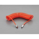 EA125BA-1.5 5.0/8.0mmx1.5m ウレタンホース(プラグ付) エスコ