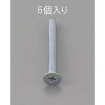 EA949NA-640 M6 x40mm 皿頭小ねじ(三価クロメート/6本) エスコ