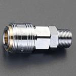 EA140DP-3R R 3/8" 雄ねじカップリング(ワンプッシュ/ロック) エスコ