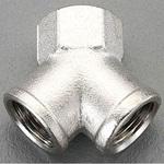EA141CB-14 G 1/2" Y型コネクター(真鍮製) エスコ