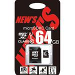 NEW'S Flash memory microSDXCカード Class10 エムティーシー
