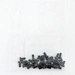 M3x 6mm ナベ頭小ねじ(ステンレス/黒色/30本) エスコ