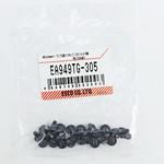 M3x 5mm トラス頭小ねじ(ステンレス/黒色/24本) エスコ
