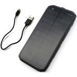 ポータブルモバイルソーラーバッテリー10000mAh(LED照明付き) エアージェイ