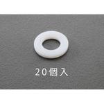 M3/3.2x6.0x1.0mm 平ワッシャー(ナイロン製/20枚) エスコ