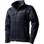 D.GROW ストレッチデニム長袖ジャンパー DG411 クロダルマ