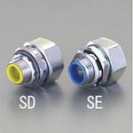 EA947SE-4 1/2"xCTG 16 ボックス接続コネクター(ストレート/厚鋼用) エスコ