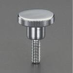 EA948BB-12A M8x30mm/Φ30mm ローレットノブ(雄ねじ/スチール製) エスコ