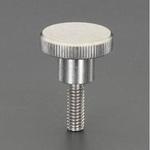 EA948BC-6A M5x20mm/Φ20mm ローレットノブ(雄ねじ/ステンレス製) エスコ