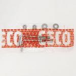 EA951DS-41 Φ3.38x32mm ナットねじ付L型フック(テンレス/2本) エスコ