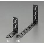 EA951E-115 99x199x3mm 連結金具(スチール製・黒塗装) エスコ