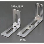 24 x100x50mm L型連結金具(スチール製) エスコ