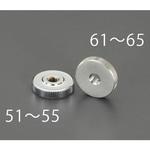 EA948BW-54 M8x 8mm ローレットナット(スチール製) エスコ
