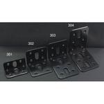 EA951EB-301 23x 23x2mm 連結金具(スチール製・黒塗装) エスコ