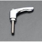 EA948CD-115 M6 x30mm 雄ねじクランプレバー(ステンレスネジ/クローム) エスコ