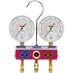 TA122S-2 R463A・R410A・R32用ハイブリッドゲージマニホールドキット(150cmホース) TASCO(タスコ)