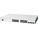 C1200-24T-4G Catalyst 1200 スマート スイッチ 24 ポート GE 4x1GE SFP 金属筐体 静音ファンレス Cisco(シスコ)