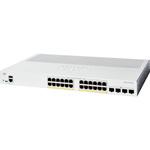 C1200-24P-4X Catalyst 1200 スマート スイッチ 24 ポート GE PoE 4x10GE SFP+ 金属筐体 静音ファンレス Cisco(シスコ)