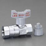 EA425A-8 Rc3/4"xRc3/4" 逆止弁付ボールバルブ エスコ