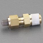 EA425LA-103 R 3/8"x10mm ユニオン(ハーフ/黄銅製) エスコ