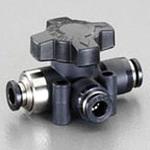 10mmx10mmx10mm 3方向切換バルブ エスコ