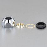 EA432MS-501 G1/2" 給水管固定ナット(止水栓用) エスコ