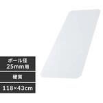 1184x433mm メタルラック用棚板シート(クリア) エスコ