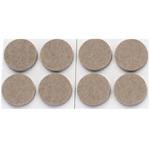 EA979AB-12 Φ25x4mm 硬質フェルト(粘着付/8個) エスコ