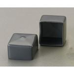 EA983FN-10G 10x10mm 角型保護キャップ(グレー/2個) エスコ