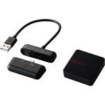 HSAD-GMMW50BK ゲーム用 ワイヤレス オーディオミキサー ボイスチャット音とゲーム音を同時に視聴 エレコム