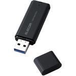 SSD 外付け 2TB USB3.2 Gen1 読出最大400MB/秒 超小型 USBメモリ型 ポータブル キャップ式 エレコム