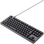 キーボード 有線 着脱式USBケーブル メカニカル式(赤軸/リニア