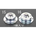 EA986S-16 76.0x31.0mm ボールキャスター(スチール製) エスコ