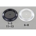 EA986TS-7 64.0mm キャスター用受け皿(スケルトン/4個) エスコ