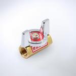黄銅製禁油処理ボールバルブ(蝶ハンドル)(レデューストボア) ハマイ