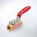 黄銅製禁油処理ボールバルブ(レデューストボア) ハマイ