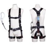 フルハーネス型墜落制止用器具 飛燕ハーネス(HIEN HARNESS)ランヤード付 ワン・ハンド リトラ付 ツヨロン(藤井電工)