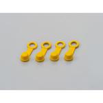 92986 ブリーダーラバーキャップ 4個入り イエロー DAYTONA(デイトナ)